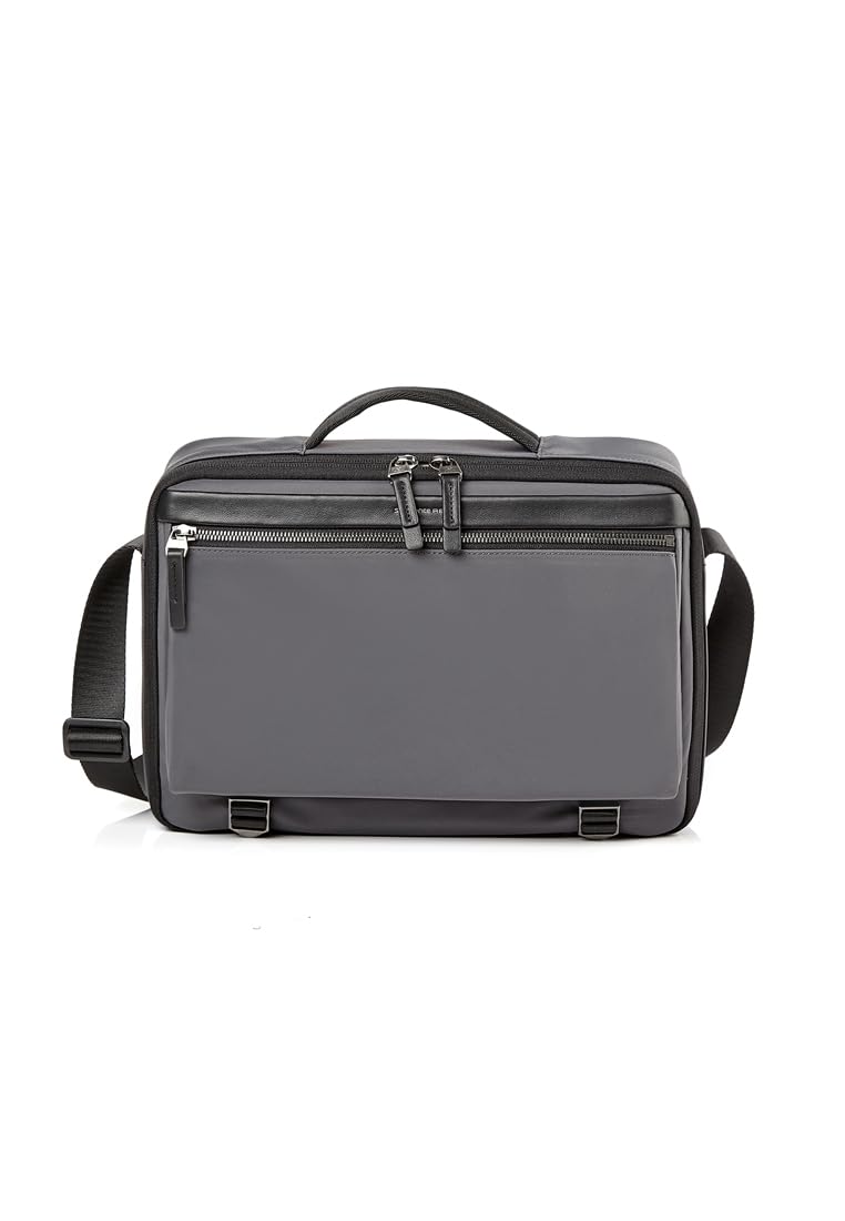 Samsonite Red Somervil 31 Cms Dark Grey Nylon Premium Messenger & Sling- image 7