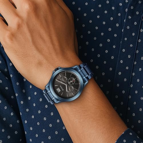 Titan Neo Splash Gray Dial Quartz Multifunction Stainless Steel Strap W- image 8