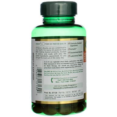 Nature's Bounty CoQ10 200 mg Q-Sorb Softgels, 60 ct
