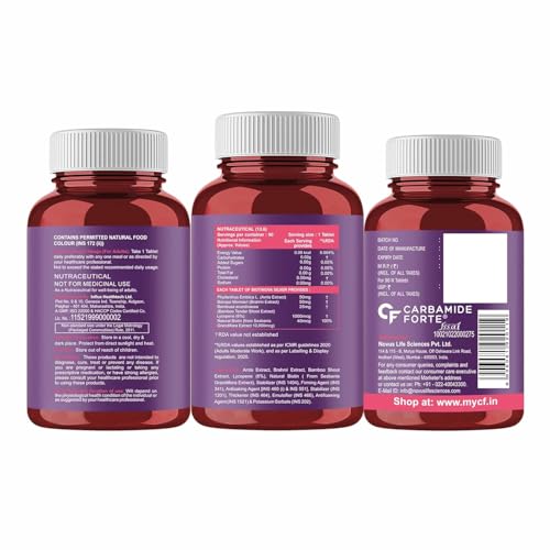 Carbamide Forte Biotin for Hair Growth with Amla, Brahmi & Bamboo Extra- image 2