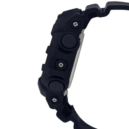 Casio G-Shock GA-700-1BDR Analog-Digital Black Dial Men Watch Black Resin Strap (G715)