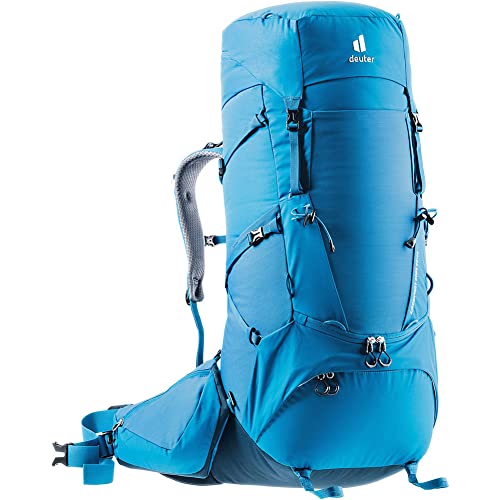 DEUTER Unisex Aircontact Core 60+10L Hiking & Trekking Rucksack Bag, 70 Litres, Blue