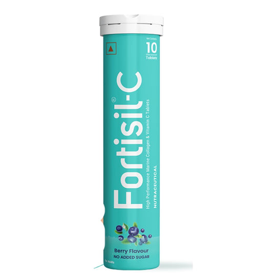 FortisilC Marine Collagen and Vitamin C Tablets PACK OF 20 TABLETS
