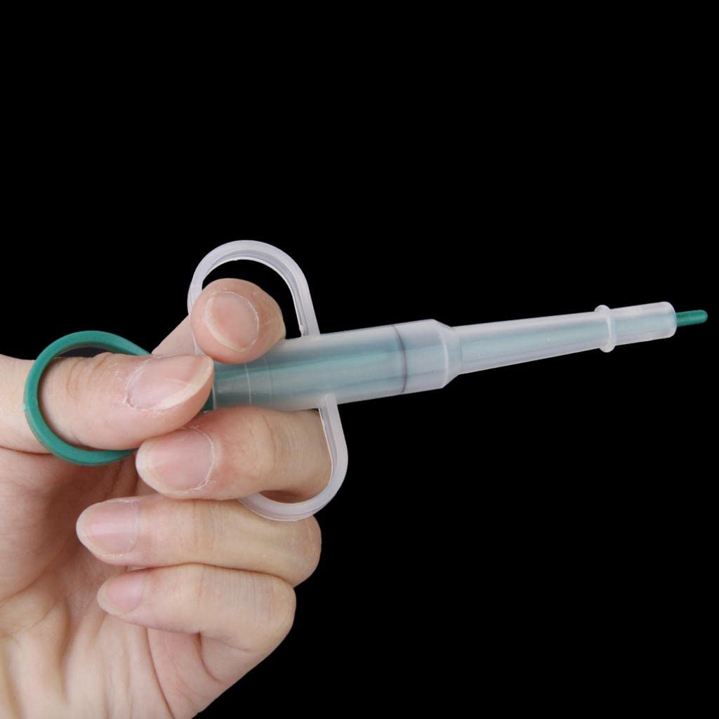 ECOMISTIQ®Pet Dog Cat Capsule Tablet Pill Piller Pusher Syringe Doser Set-Green|Pet Supplies|Dog Supplies|Health Care|Vitamins & Supplements