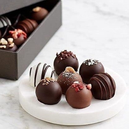 WINNI - Premium 24 Pcs Truffle Chocolates Gift Pack | Belgian Dark Chocolates Gift | Handmade Celebration Chocolate Gift Box For Birthday, Anniversary, Valentine, Partner, Couple, Girlfriend, Boyfriend, Girls, Boys, Students, Kids | Imported Chocolates Bo