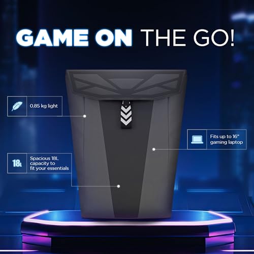 Lenovo Legion 16” Gaming Backpack GB400 | Water Resistant | X-Shaped Lu- image 8