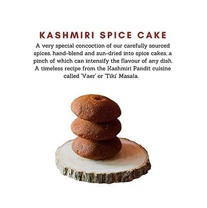 Kanz & Muhul Traditional Kashmiri Masala Tikki 80 Gm, Vaaer Masala Ready to Use Tadka Garam Masala - Matamaal's Special - 80 Grams (1 Piece) kasmiri masala Tikki