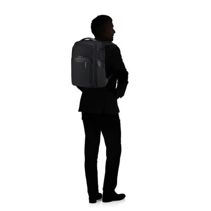 Samsonite Evosight 14.1 inch Laptop Compatibility 95% RECYCLED PET 5% PU Backpack for Office in Black
