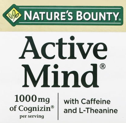 Nature's Bounty Active Mind, 60 Coated Caplets