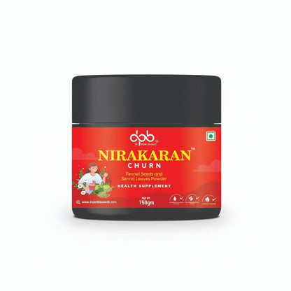 Dr. Parth Nirakaran Churn – Fennel Seeds & Senna Leaves Powder, Ayurvedic Health Supplement, 150g
