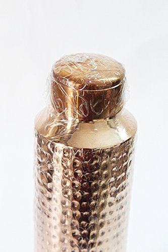 Laps of Luxury - Pure Copper Bottle Hammered Design 1000 ml