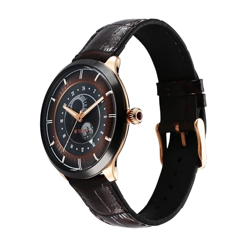 Titan analouge Luna Sun Moon Sub-Dial in Gunmetal Grey - Stellar Editio- image 7