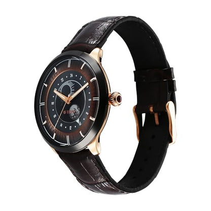 Titan analouge Luna Sun Moon Sub-Dial in Gunmetal Grey - Stellar Editio- image 7