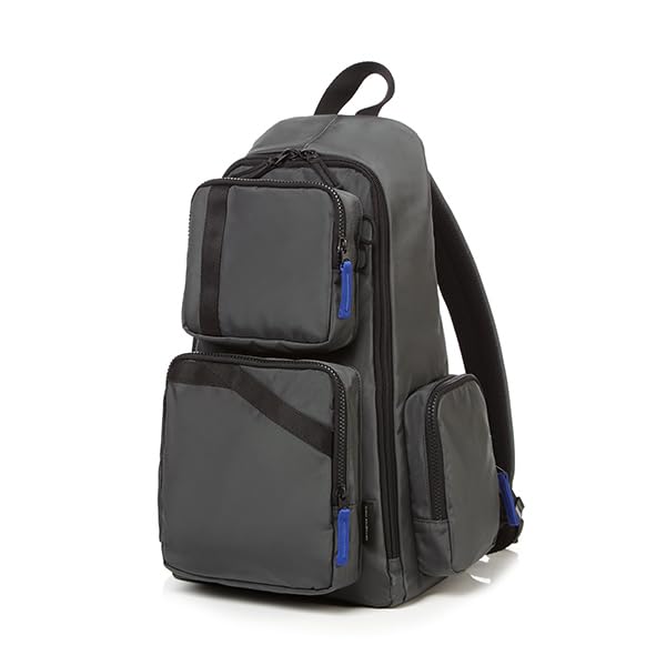 Samsonite Red Lukout Backpack 24 Cms Grey Polyester Premium Casual Daypacks for Travel Vol - 26 lit