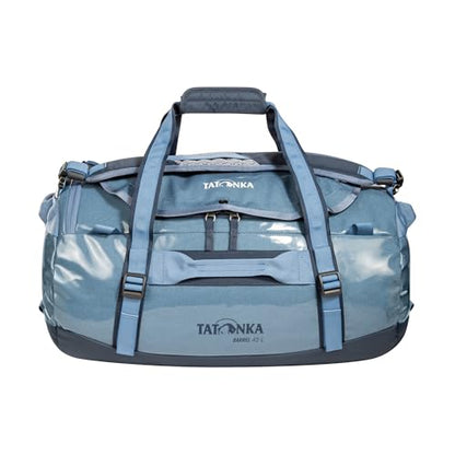 Tatonka Unisex-Adult Durable Travel Bag with Stowable Backpack Shoulder Straps, Elemental Blue, 45 L, Durable Travel Bag With Stowable Backpack Shoulder Straps
