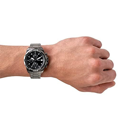 Fossil Bronson Analog Black Dial Men's Watch-FS5852