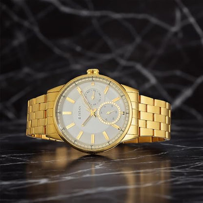 Titan Regalia Opulent White Dial Analog Stainless Steel Strap Watch for- image 3