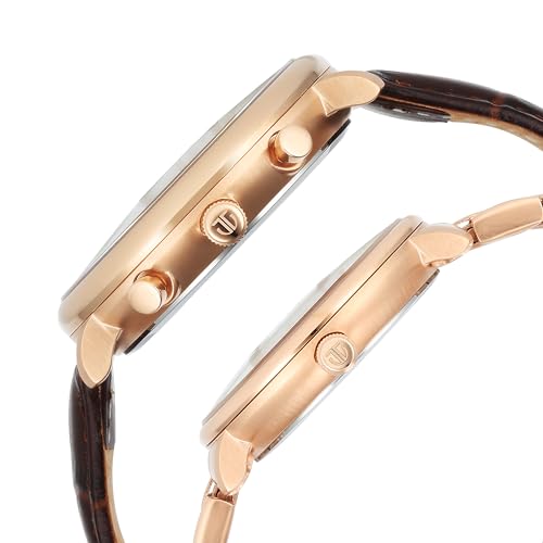 Titan Bandhan Quartz Analog with Date Brown Leather and Stainless Steel- image 4