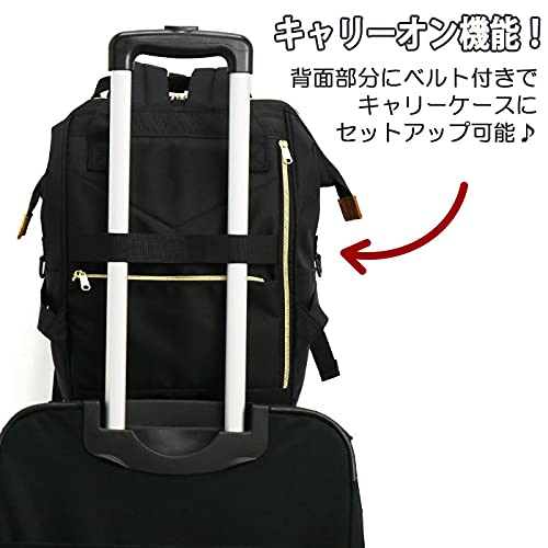 anello Cross Bottle Backpack (R) REPREVE | Size - Regular, 18 Liters | PC Storage | Designed In Japan. (Pink x Gray Beige)