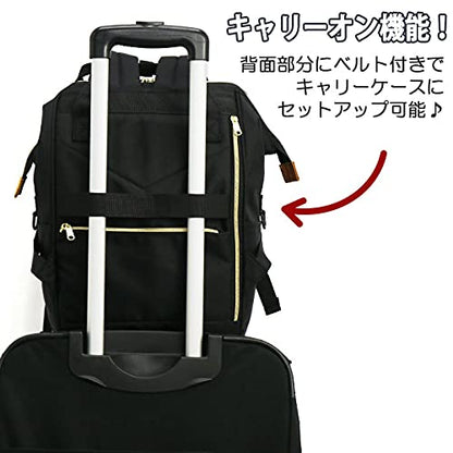 anello Cross Bottle Backpack (R) REPREVE | Size - Regular, 18 Liters | PC Storage | Designed In Japan. (Pink x Gray Beige)