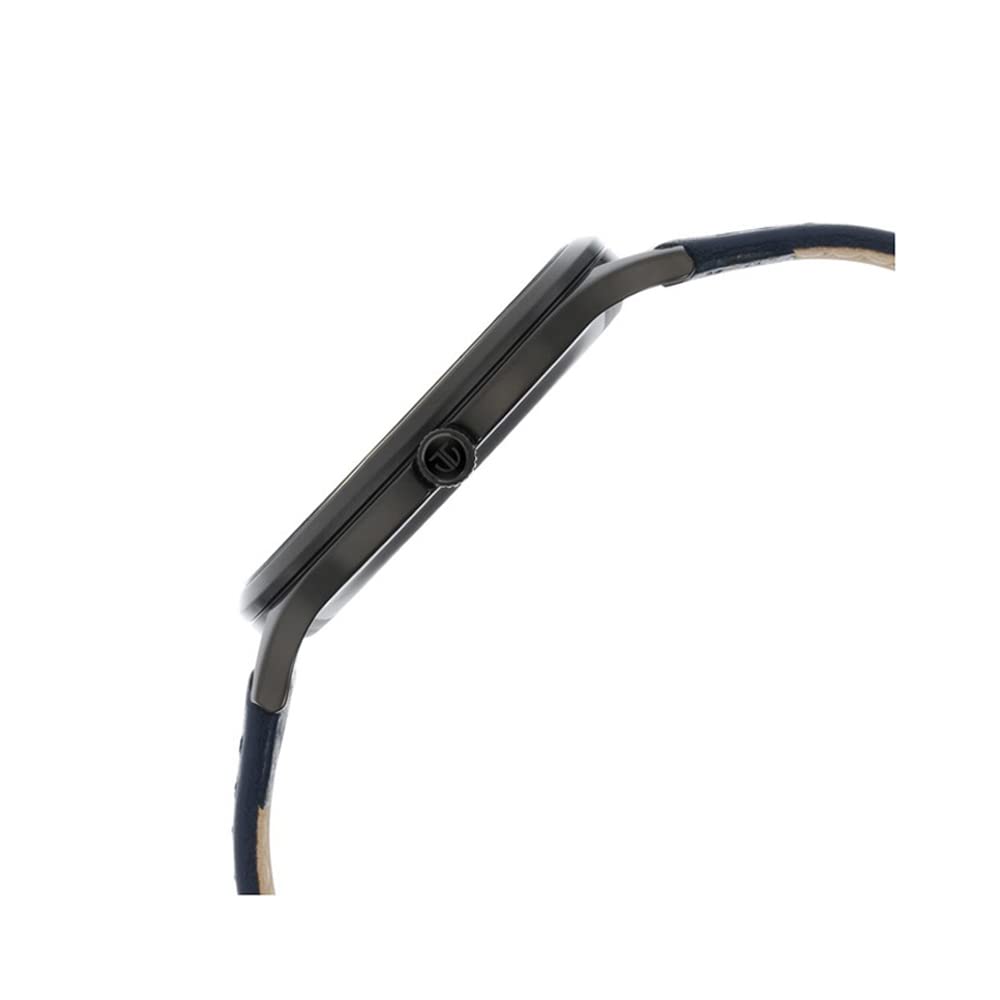 Titan Classique Slimline Blue Dial Analog with Date Leather Strap Watch- image 3