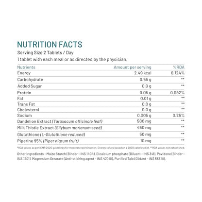 Bliss Welness Liver Detox | Milk Thistle Silymarin Dandelion Glutathion- image 6