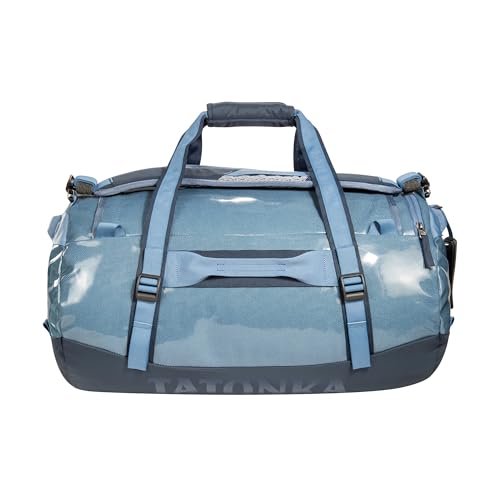 Tatonka Unisex-Adult Durable Travel Bag with Stowable Backpack Shoulder Straps, Elemental Blue, 45 L, Durable Travel Bag With Stowable Backpack Shoulder Straps