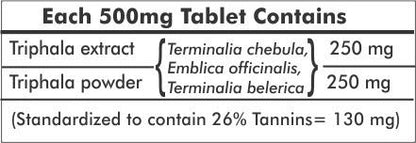 Ayurvedic Life Triphala Capsules 500mg Tablets, Natural, 120 count- image 4