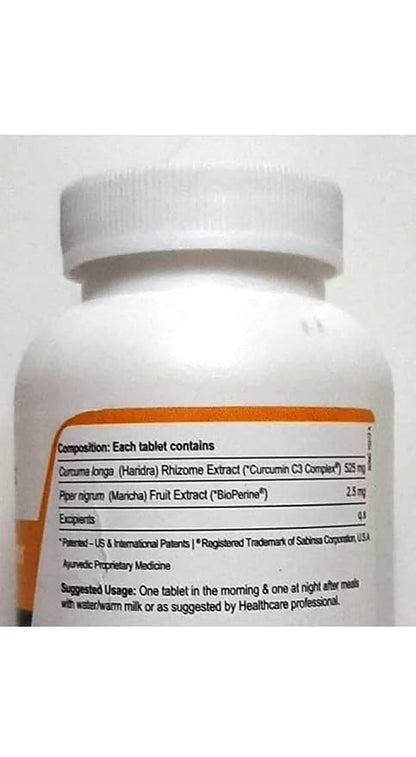 SAMIDirect Curcumin C3 Power, 525 Mg, 60 Tab
