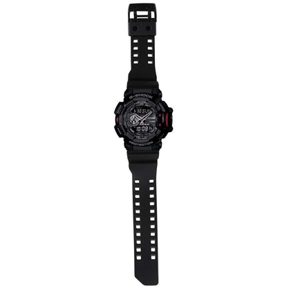 Casio G-Shock GA-400-1BHDR Black & Red Analog-Digital Dial Black Resin Strap Men's Watch Shock and 200M Water Resistant G566