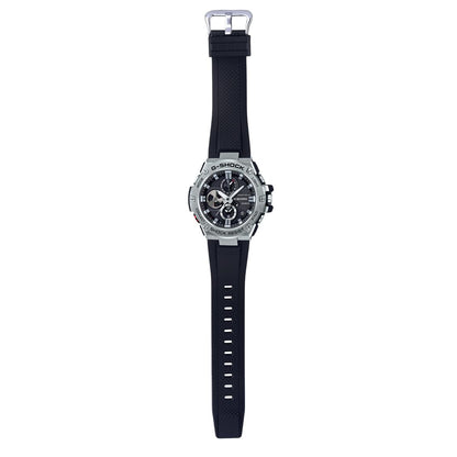 Casio G-Shock GST-B100-1ADR Metal Ip Black Analog Dial Black Resin Strap Men's Watch Tough Solar Bluetooth G789
