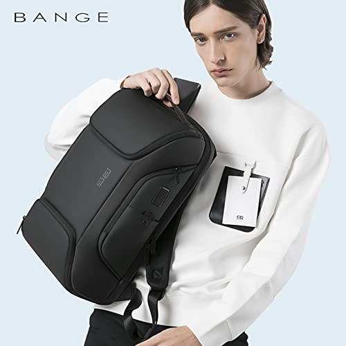 Red Lemon Bange Panther Waterproof Polyester Anti-Theft Unisex Travel Laptop Backpack For Men's And Women's With Usb Charging Port (Black) (Medium Size), 21 Litre