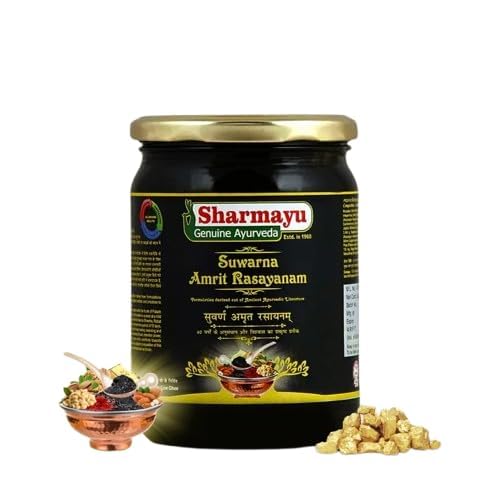 Sharmayu Suwarna Amrit Rasayanam 500 gm | Ayurvedic Herbal Supplement w- image 4