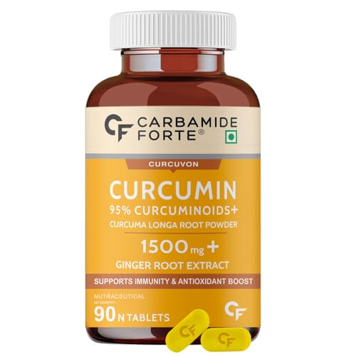 Carbamide Forte Curcumin with Piperine Tablets with 95% Curcuminoids | for Adult