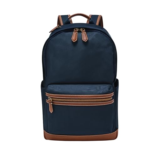 Fossil Men Buckner Navy Blue Casual Backpack Mbg9630400