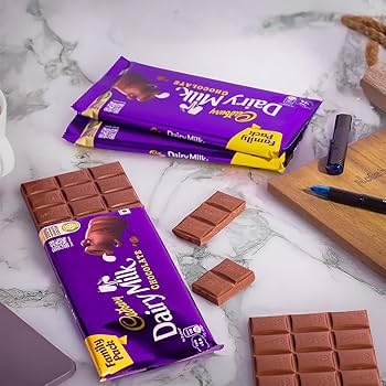 Cadbury Dairy Milk Classic Creamy Milk Chocolate Bar, 130g, Selection Of Decanet Foods Sustainably Sourced Cocoa 130g (From Malaysia)