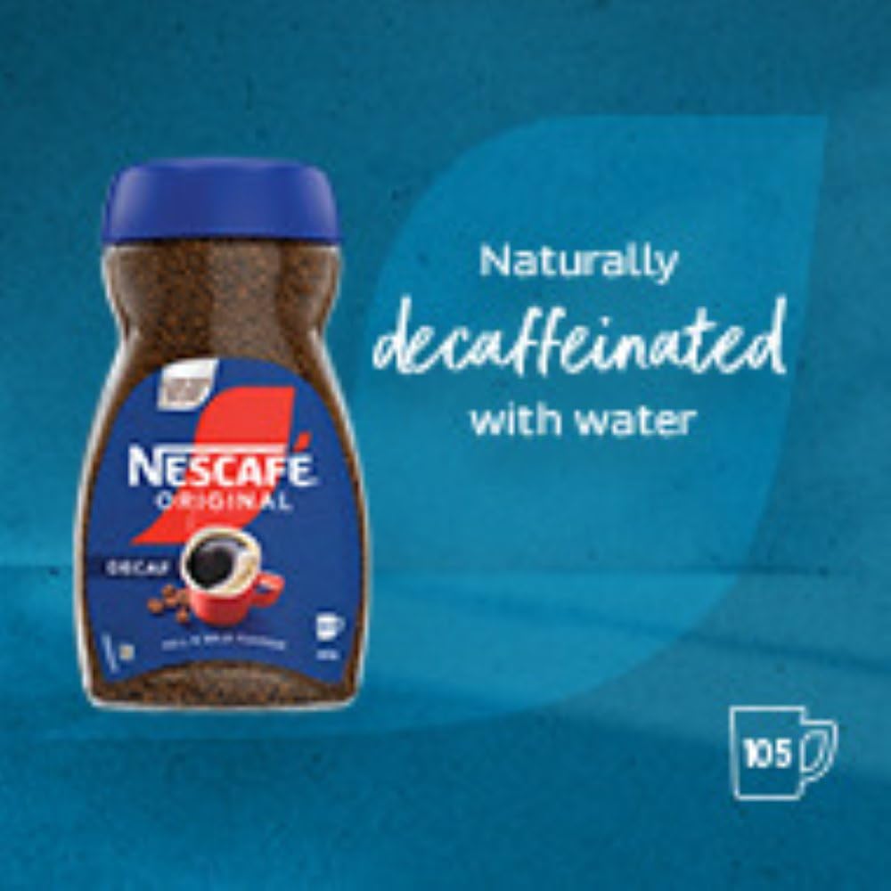 Nescafe Original Decaff, 100G, Instant, Glass Bottle