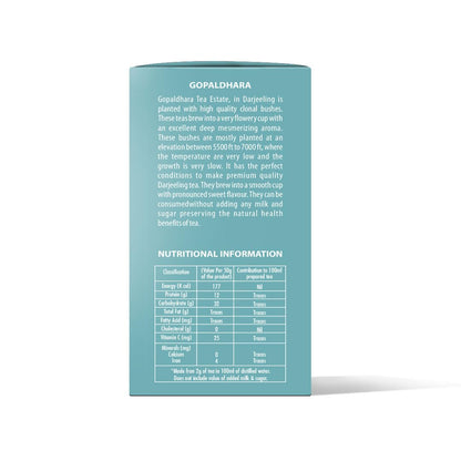 GOPALDHARA Darjeeling Tea First Flush Flowery Orange Pekoe 200 Gm Paper Box - (Regular Series) Ftgfop1 Leaf First Flush Black Tea From The High Hills Of Darjeeling