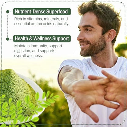 7DAYSNATURAL Sun-Dried Moringa with Giloy & Tulsi Powder – Pure Herbal- image 7