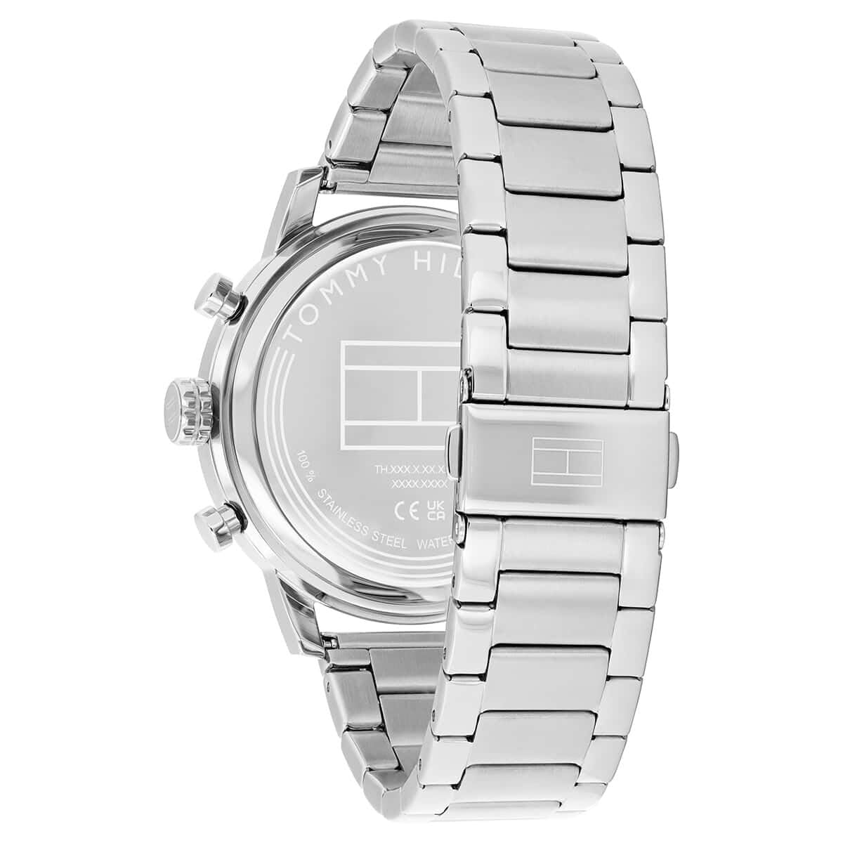 Tommy Hilfiger Rocky Quartz Analog with Blue Dial Silver Stainless Steel Strap Watch for Men - TH1792179
