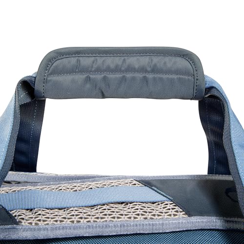 Tatonka Unisex-Adult Durable Travel Bag with Stowable Backpack Shoulder Straps, Elemental Blue, 45 L, Durable Travel Bag With Stowable Backpack Shoulder Straps