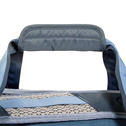 Tatonka Unisex-Adult Durable Travel Bag with Stowable Backpack Shoulder Straps, Elemental Blue, 45 L, Durable Travel Bag With Stowable Backpack Shoulder Straps