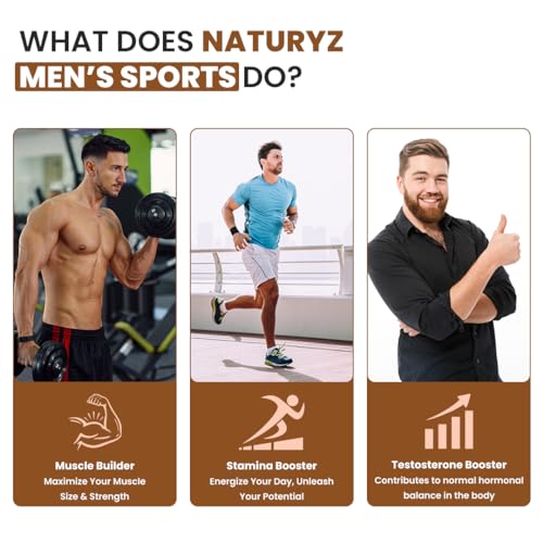 Naturyz Men's Sport Advanced Daily Immunity Supplement Specialized Mult- image 2