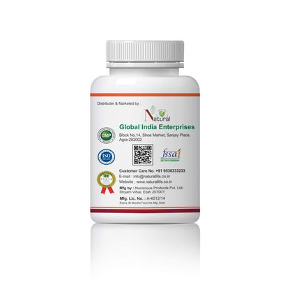 Natural Health Care Sarpgandha 500 Mg Capsules - 60 Capsules, Pack of 1