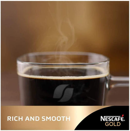 Nestle Nescafe Gold Blend Decaff Ground Coffee Glass Bottle Rich Aroma & Smooth Taste, 3.35 Oz ? 95 G
