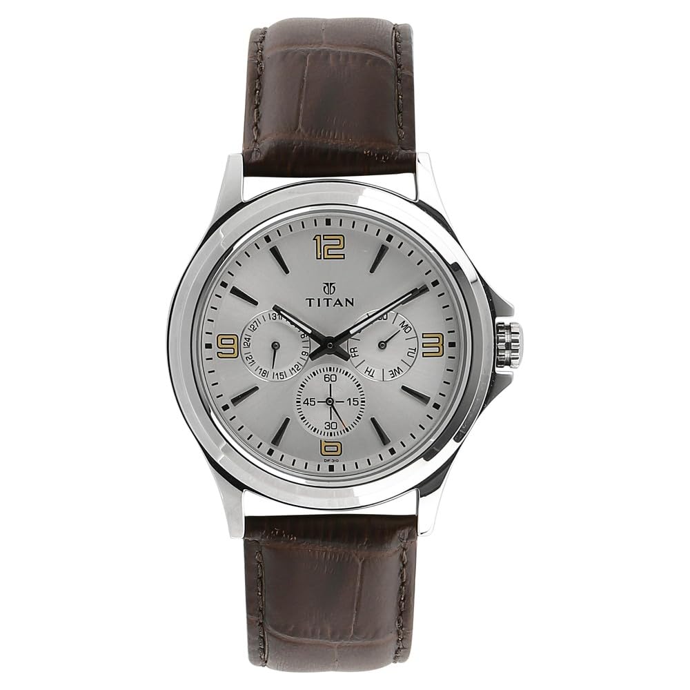 Titan Analog Silver Dial Men's Watch-NM1698SL01 / NL1698SL01/NP1698SL01