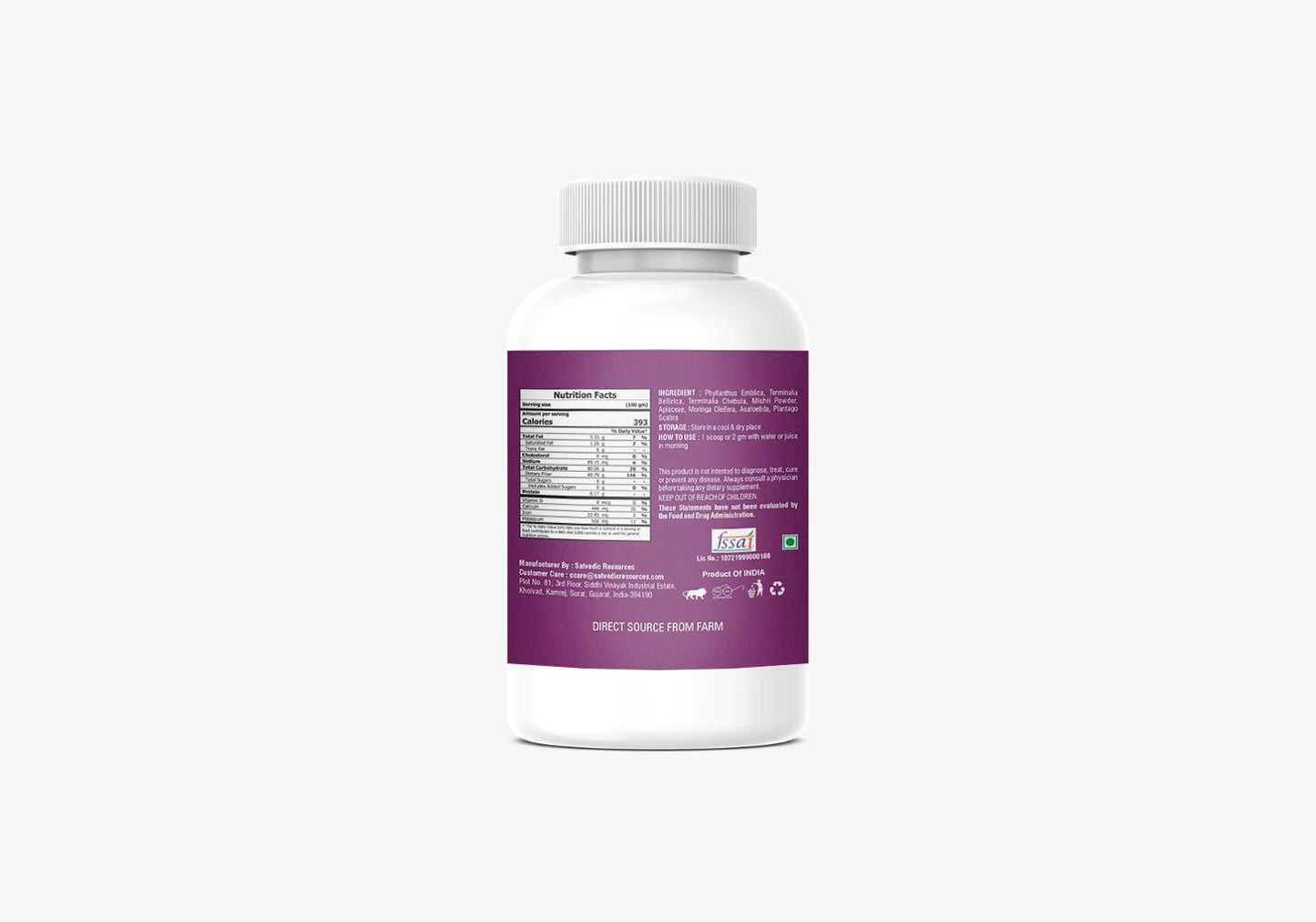 Sat Wellness Laxatives Superfood Powder Herbal Supplements For Personal Health Care Improvement