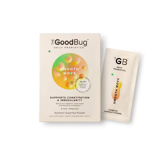 The Good Bug Smooth Move SuperGut Powder for Constipation Relief & Bowel Movemen