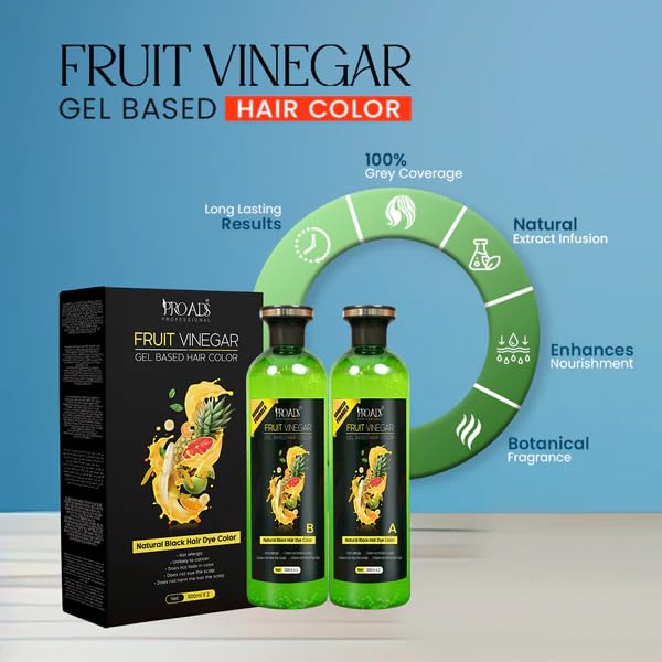 PRO ADS Fruit Vinegar Hair Gel Color Black