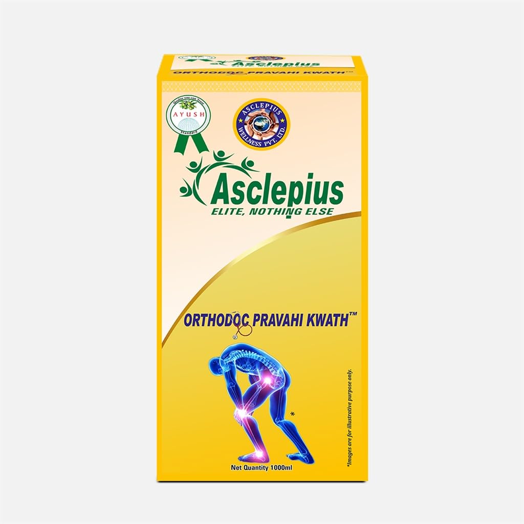 Kirti Health Care Orthodoc Pravahi Kwath Traditional Ayurvedic Liquid and Herbal Dietary Supplement for Daily Movement Support, 1000ml